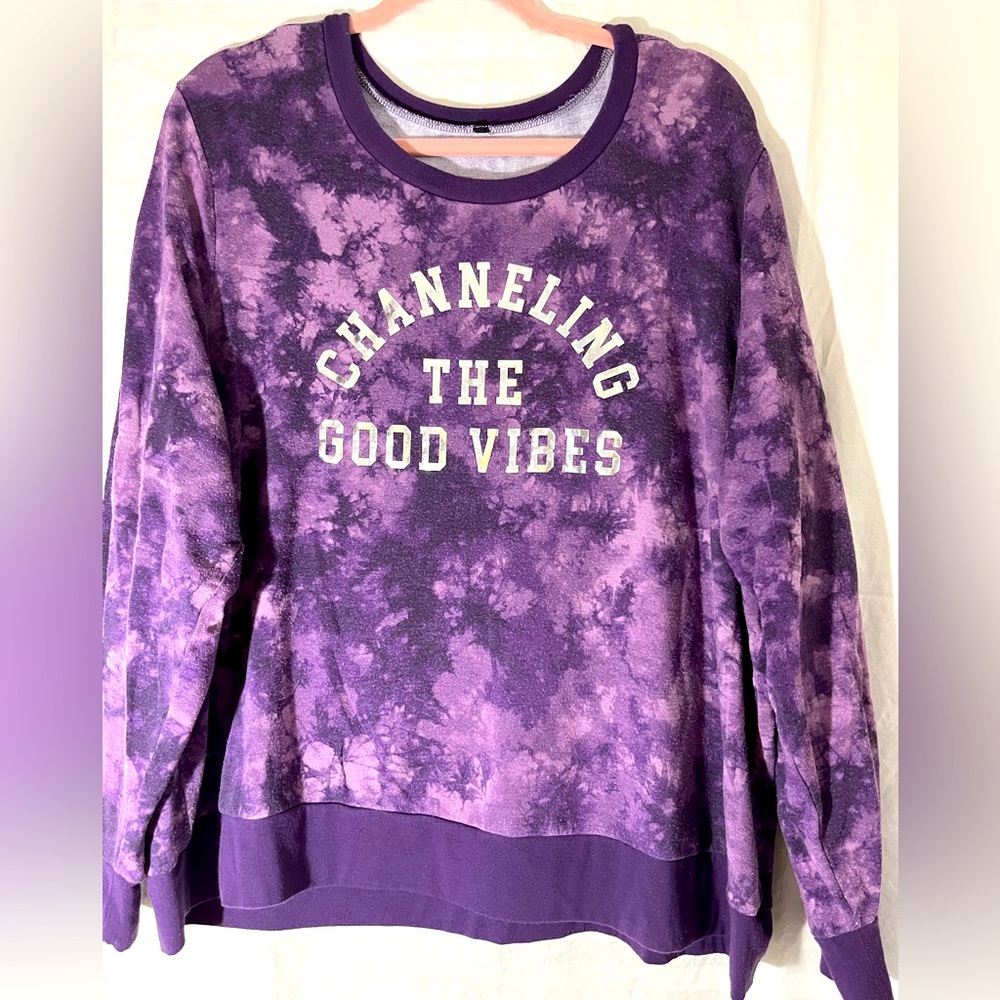 Soft purple sweatshirt